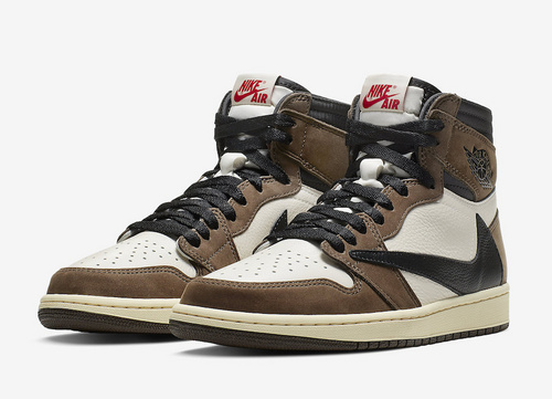 Travis Scott X Air Jordan Retro 1 High OG TS SP _Cactus Jack_ 36-46-612c2e83